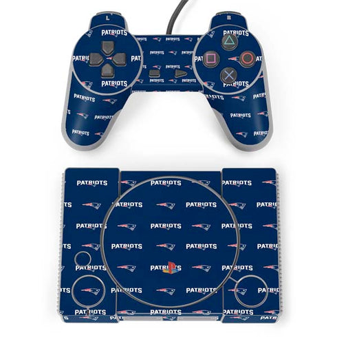 NFL New England Patriots Blitz Series PlayStation Classic Bundle Skin